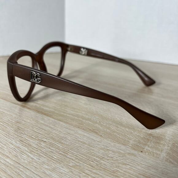 NWOT Dolce & Gabbana DG6087 2679/13 Sunglasses FRAMES ONLY Brown 55-17-140 Italy main image 6